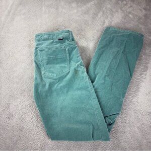 Patagonia Women's Sz 32x31 Blue Corduroy Pants Flared 55060 Style Number w/Flaws
